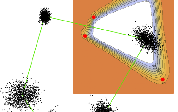 Probabilistic representation of spatial fuzzy sets